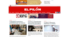 Desktop Screenshot of elpilon.com.co
